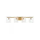 Savoy House 8-8204-4-322 Genry 4-Lights 240W Brass Vanity Light 