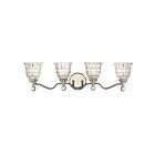 Savoy House 8-880-4-109 Birone 4-Lights 240W Polished Nickel Vanity Light
