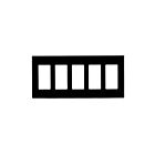 Leviton 80321-SE Eb Screwless Wallplate Dec New Design 5-Gang Standard Size