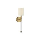 Savoy House Essentials Fremont 9-101-1-322 1-Light Warm Brass Wall Sconce