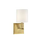 Savoy House Essentials Waverly 9-1200-1-322 1-Light Warm Brass Wall Sconce