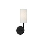 Savoy House Essentials Powell 9-1755-1-89 1-Light Matte Black Wall Sconce