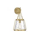 Savoy House Essentials Crawford 9-1801-1-322 1-Light Warm Brass Wall Sconce
