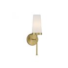 Savoy House Essentials Haynes 9-2801-1-322 1-Light Warm Brass Wall Sconce