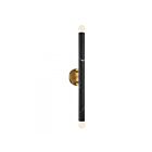 Savoy House Callaway 9-2901-2-263 2-Lights Black Marble with Warm Brass Wall Sconce