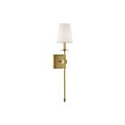 Savoy House Essentials Monroe 9-303-1-322 1-Light Warm Brass Wall Sconce