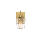 Savoy House Essentials Octave 9-4030-1-322 1-Light Warm Brass Wall Sconce
