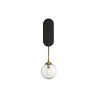 Savoy House Fulton 9-5005-1-79 1-Light English Bronze and Warm Brass Wall Sconce