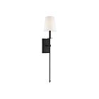Savoy House Essentials Monroe 9-7144-1-89 1-Light Matte Black Wall Sconce