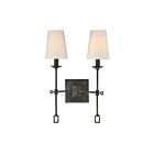 Savoy House Lorainne 9-9004-2-88 2-Lights Oxidized Black Wall Sconce