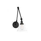 Savoy House Essentials Drake 9-9131CP-1-89 1-Light Matte Black Wall Sconce