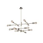 Artcraft Tribeca AC10782PN 12-Lights Polished Nickel 100W Chandelier