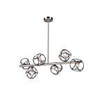 Artcraft Sorrento AC11567NB 6-Lights Matte Black Satin Nickel 60W Pendant