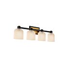 Artcraft Lyndon AC11694BB 240W Black and Brass Vanity Light
