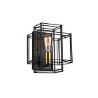 Artcraft Artisan AC11737BK 1 Light Black and Brushed Brass 15W Wall Light
