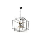 Artcraft Artisan AC11738BK Black and Brushed Brass Pendant
