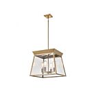 Artcraft AC11852BB Lucian 4-Lights 240W Brushed Brass Rod Pendant