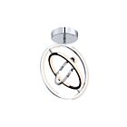 Artcraft Trilogy AC6745PN Polished Nickel 40W Semi Flush Mount