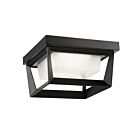 Artcraft Waterbury AC9186BK Rust Flush Mount