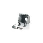 Leviton Bx230LEV 20/30 Amp Nm Back Box-Gray