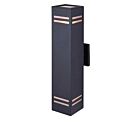 Canarm Tay IOL309BK 2-Lights Black Outdoor Wall Light