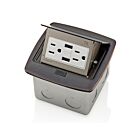 Leviton PFUS1-BZ Pop-Up Floor Box W/15A Duplex Usb Bronze