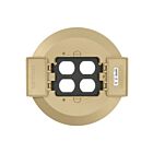 Leviton PTC2x-B 2-Gang Duplex Flip Lid Floor Cover