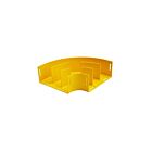 Leviton S8HEL-90D 4x8 Fiber Raceway Horizontal Elbow
