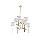 Artcraft Hamilton SC13128SB 8-Lights Satin Brass 60W Chandelier