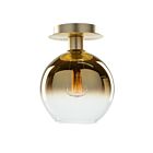 Artcraft Morning Mist SC13280GD 1 Light Gold 100W Flush Mount