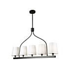 Artcraft Rhythm SC13336BK 5-Lights Black 300W Island Pendant