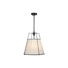 Artcraft Pullman SC13363BK Black and Brass 120W Rod Pendant