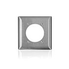 Leviton SS701-40 Stainless Steel C-Series 302-304 2G Standard 2.465" Open Wallplate