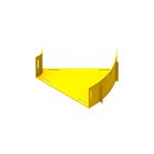 Leviton SWHEL-45D Elbow Horizontal 4x12 45Dg