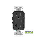 Leviton T5835-E 20A Tamper-Resistant Receptacle Usb Type Cc Charger