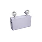Turolight TL-EMRM-140W-12VDC-2-120-347V Steel battery unit with 2×2W heads