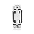 Leviton USB4P-W 4.2A Usb Charger