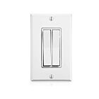 Leviton WSS0S-D9W Dual Rocker Switch White