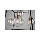 Artcraft Bridgetown AC11605VB 5-Lights Black Harvest Brass 100W Pendant