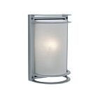 Access Lighting Nevis 20011LEDDMGLP-SAT-RFR 1 Light Satin 10W Outdoor LED Wall Mount