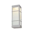 Access Lighting Metropolis 20039LEDDMG-SAT-RFR Satin 22W Outdoor LED Wall Mount