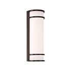 Access Lighting Cove 20106LEDMGEM-BRZ-ACR Bronze 20W Outdoor LED Wall Mount