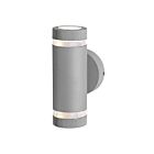 Access Lighting Sunset 20385LEDMGLP-SAT-CLR Satin 7W Bi-Directional Outdoor LED Wall Mount