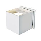 Access Lighting Square 20399LEDMG-WH White 3W Bi-Directional Outdoor LED Wall Mount