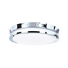 Access Lighting Solero 20465LEDEM-CH-ACR Chrome 1 Light 20W 14" LED Ceiling Light