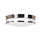 Access Lighting Solero 20466LEDEM-BS-ACR Brushed Steel 1 Light 24W 18" LED Ceiling Light