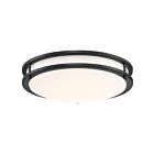 Access Lighting Solero III 20507LEDD-MBL-ACR Matte Black 20W LED Flush Mount