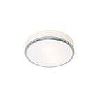 Access Lighting Aero 20670-BS-OPL Brushed Steel 1 Light 75W 10" Ceiling Light