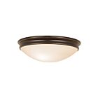 Access Lighting 20725LEDDLP-ORB-OPL Atom 20W Oil Rubbed Bronze Flush Mount