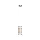Access Lighting Iron 20738-BS-OPL Brushed Steel 100W Pendant